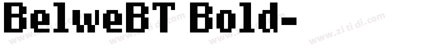 BelweBT Bold字体转换